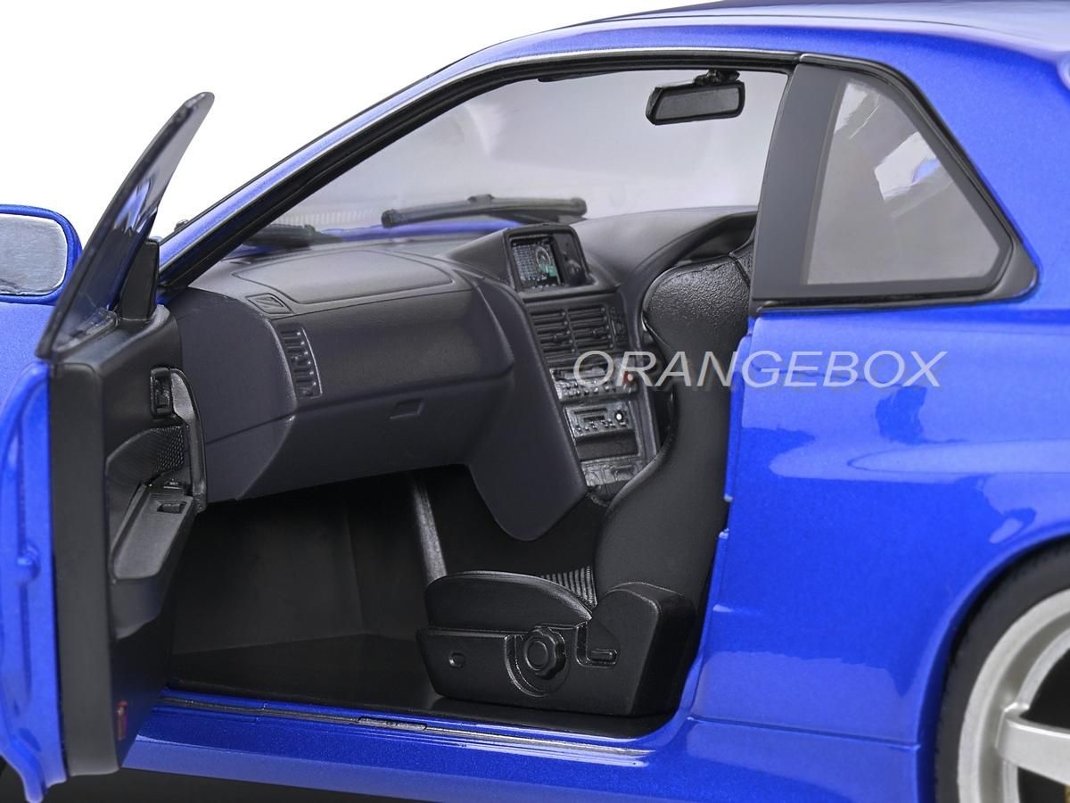 スカイライン GT-R R34 SOLIDO 1/18【新品未開封】 Nissan Skyline GT-R (R34) 1999 1:18 Solido Verde - 19 anos! Loja