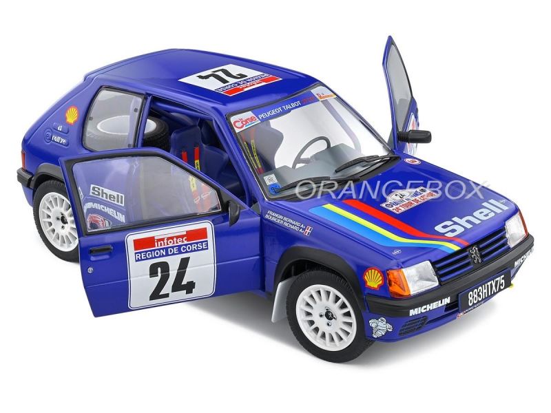 Modèle réduit Peugeot 205 #26 Devin/viste Rally Pts Tour De Corse 1990 Modèle réduit Peugeot 205 #26 Devin/viste Rally Pts Tour De Corse 1990