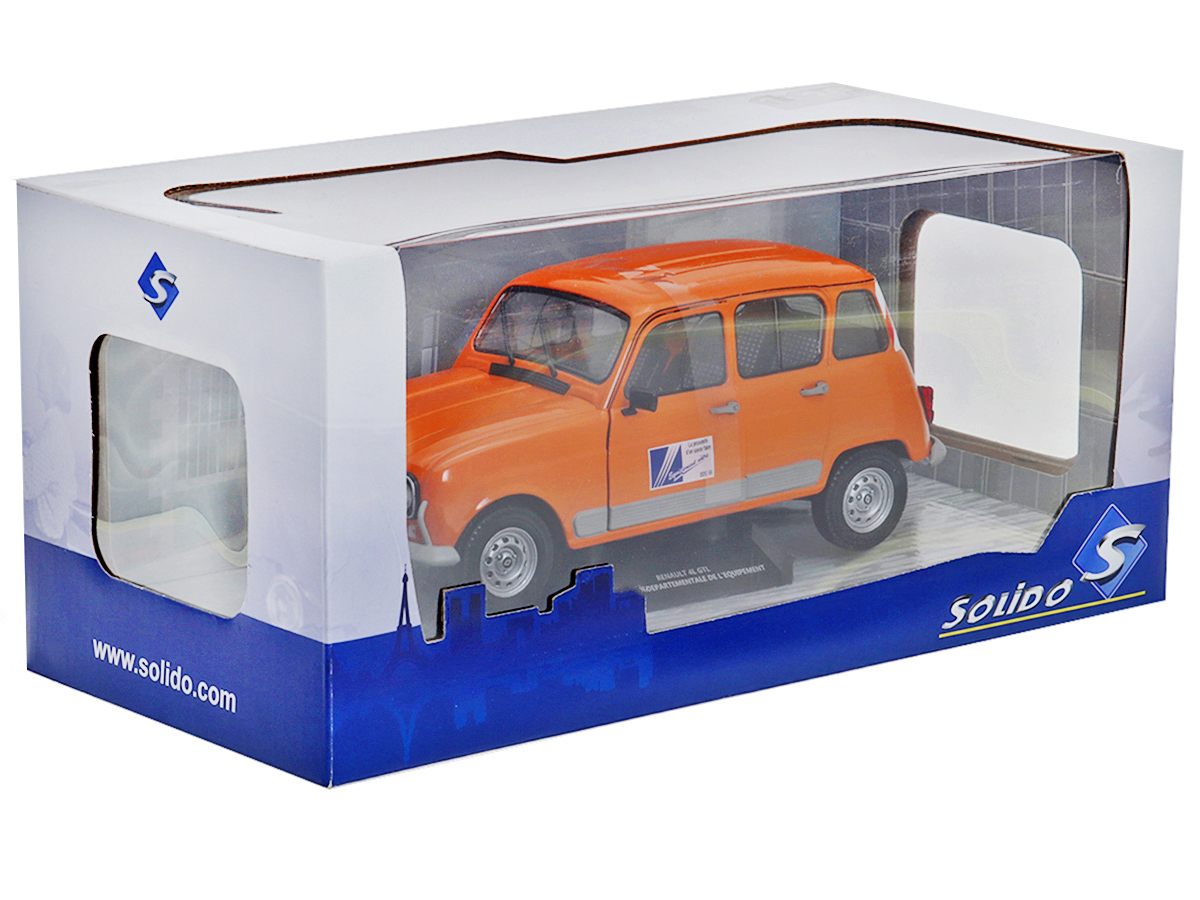 Renault 4L GTL DDE 1978 1:18 Solido Laranja - 20 anos! Loja on