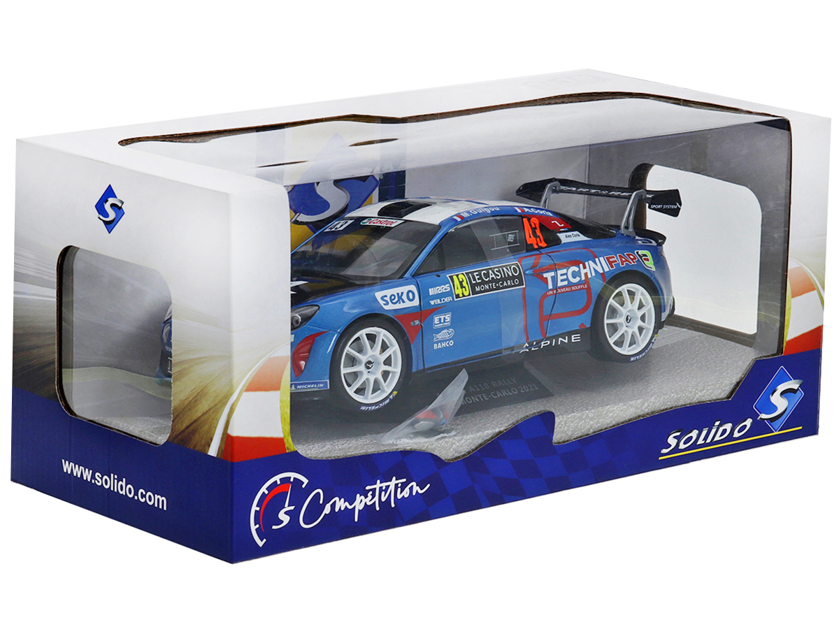 Alpine A110 Rally Rally Monte Carlo 2021 1:18 Solido - 20 anos