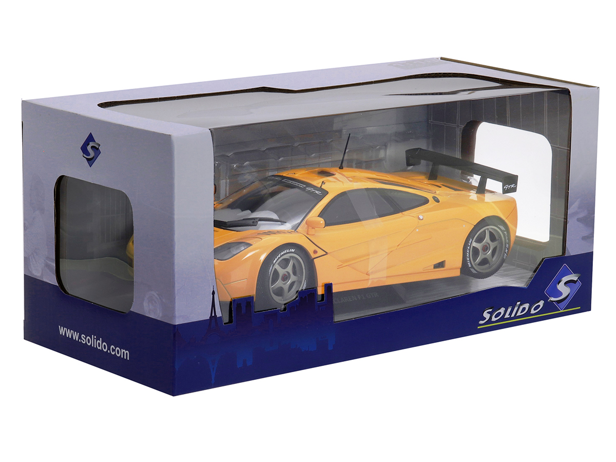 McLaren F1 GT-R 1996 1:18 Solido Laranja - 19 anos! Loja on-line