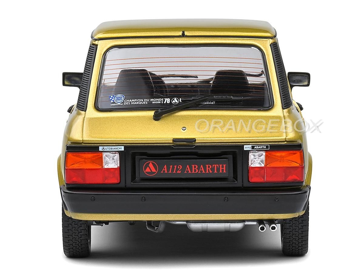 Auto Da Collezione Autobianchi A112 Abarth 1/18 - Modello In Miniatura Bronze Metallizzato - Foto 7