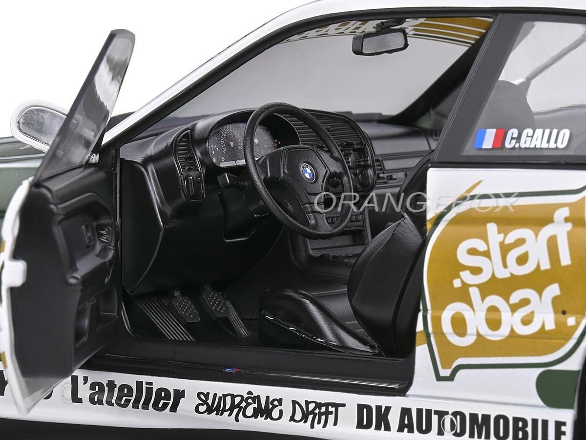 BMW E36 M3 Coupe 1994 Starfotictac 1:18 Solido Branco - 20 anos