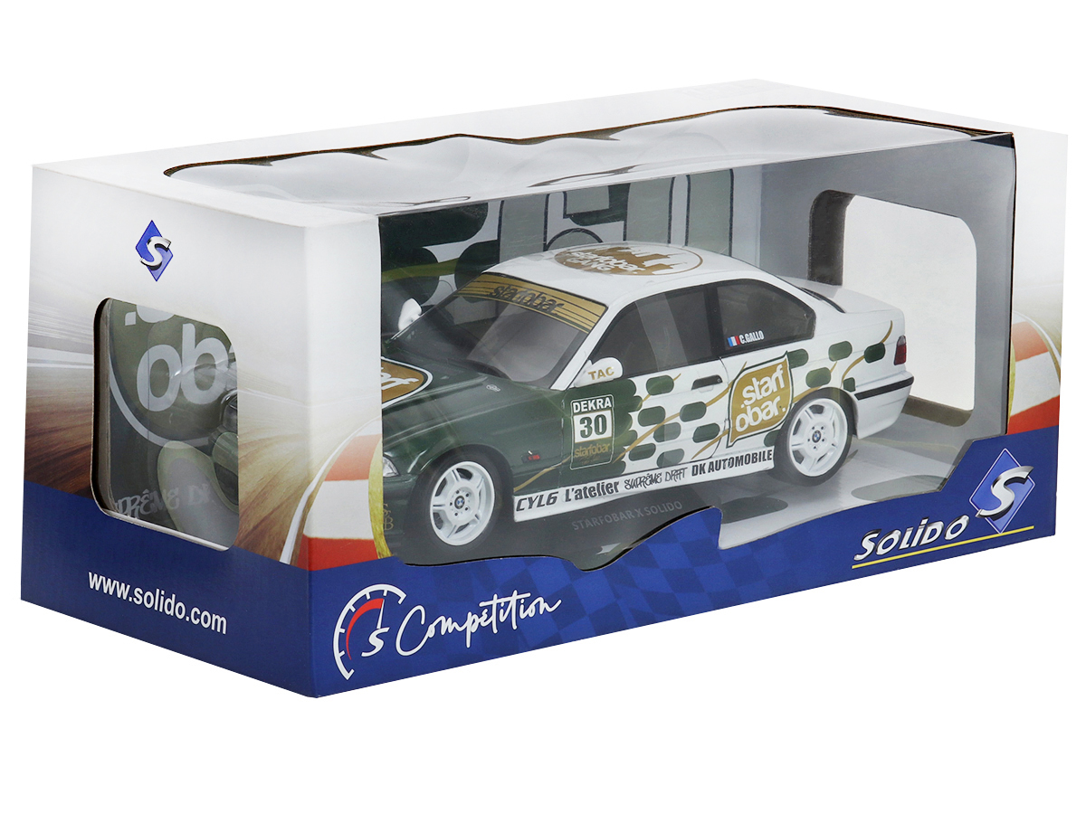 BMW E36 M3 Coupe 1994 Starfotictac 1:18 Solido Branco - 20 anos