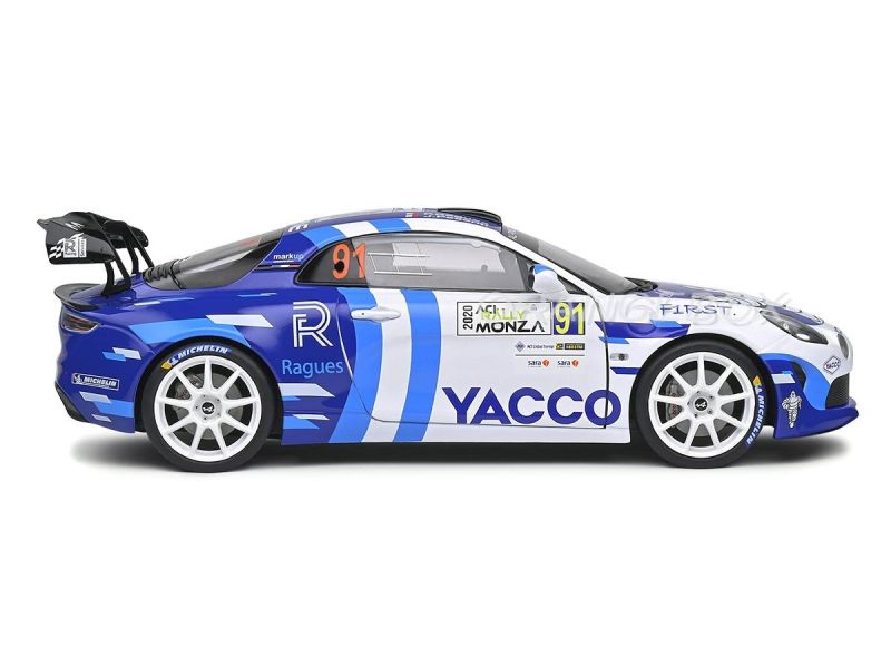 Alpine A110 Rallye WRC Monza 2020 - Solido 1/18 - Bleu - Neuf Sous Boîte