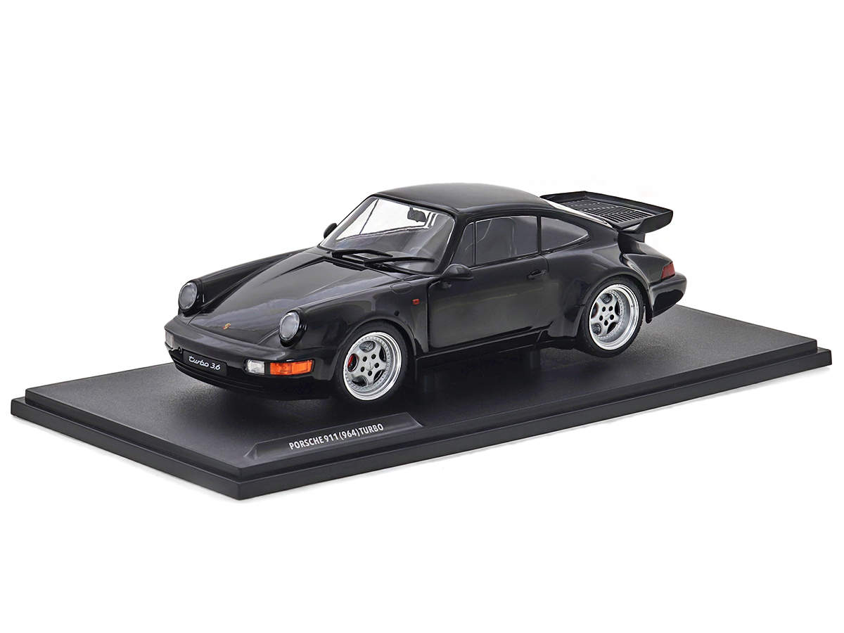 Porsche 911 (964) Turbo 3.6 1993 1:18 Solido Preto - 20 anos! Loja