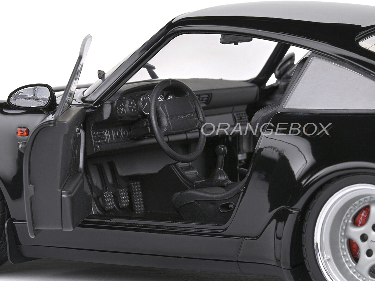 Porsche 911 (964) Turbo 3.6 1993 1:18 Solido Preto - 20 anos! Loja