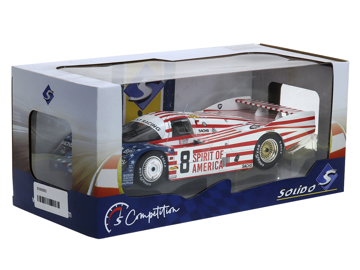 Porsche 956LH 24 Horas Le Mans 1986 1:18 Solido - 20 anos! Loja on