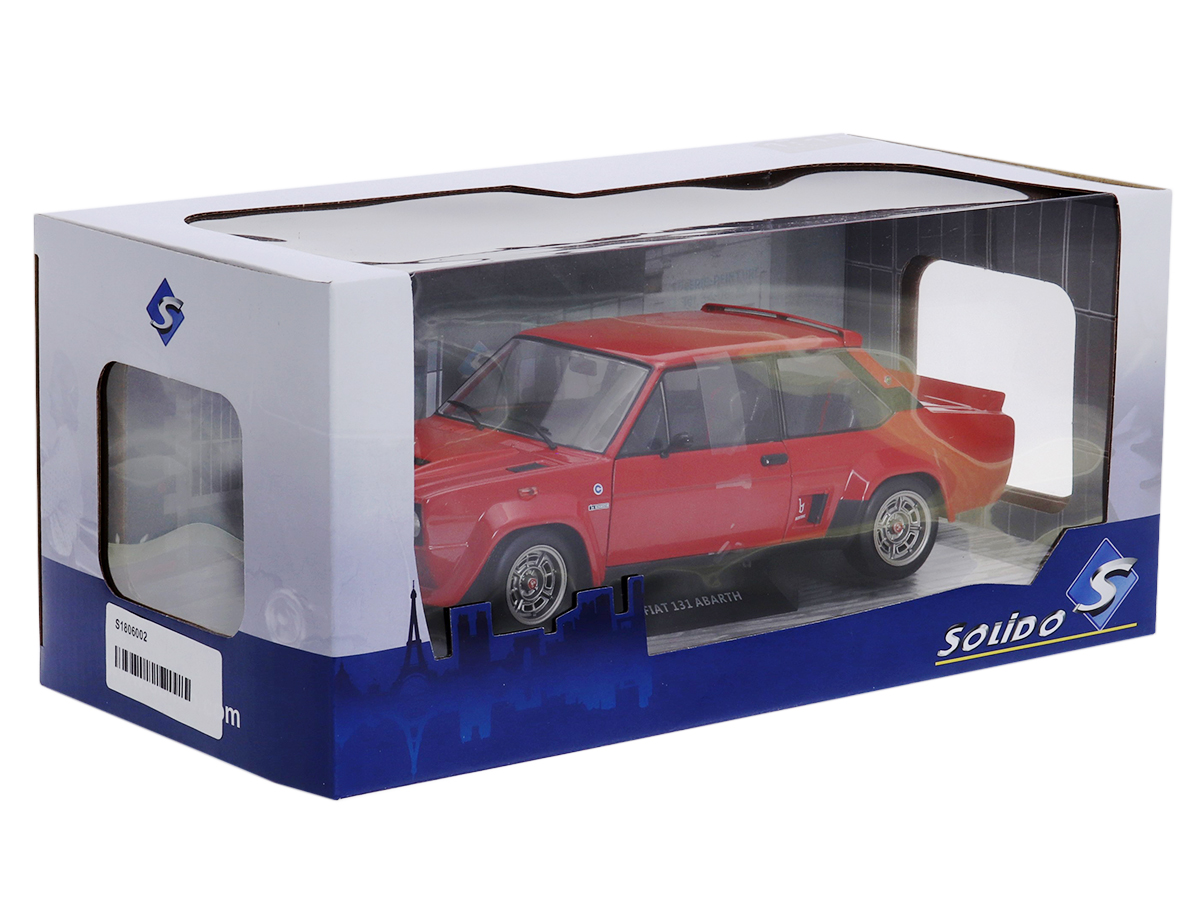 ミニカー SOLIDO FIAT131 ABARTH 1980 1/18 Fiat 131 Abarth 1980 1:18 Solido Vermelho - 19 anos! Loja on