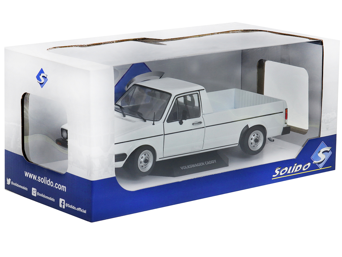 Volkswagen Caddy MK.1 1982 1:18 Solido Branco - 20 anos! Loja on