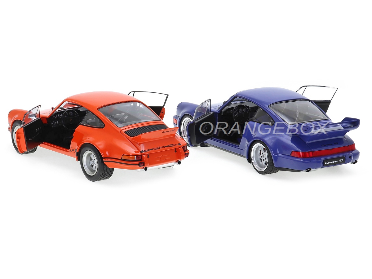 Pack Porsche 911 Carrera RSR + Porsche 911 Carrera RS (964) 1:18