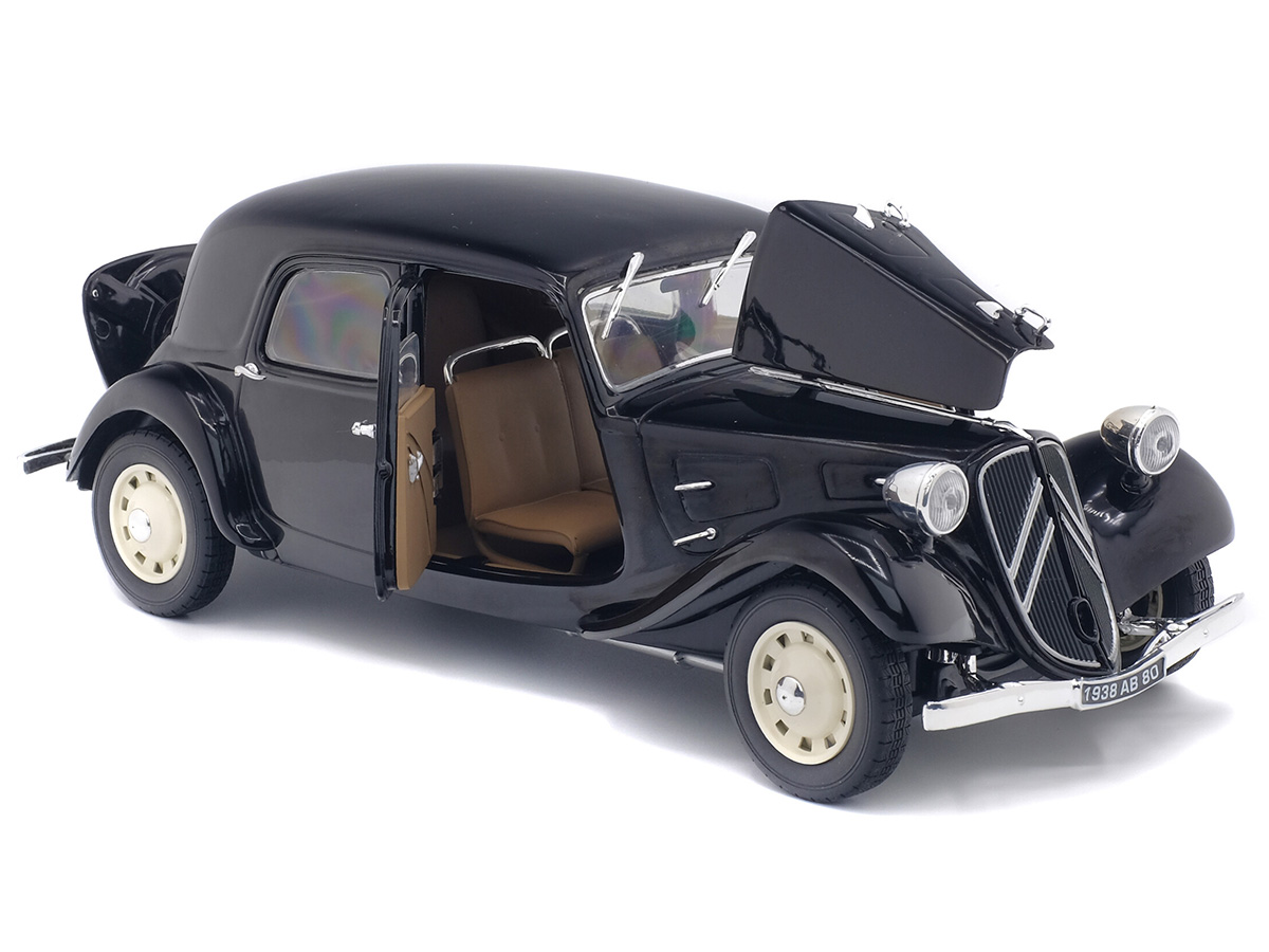 Citroën Traction 11CV 1937 1:18 Solido Preto - 20 anos! Loja on