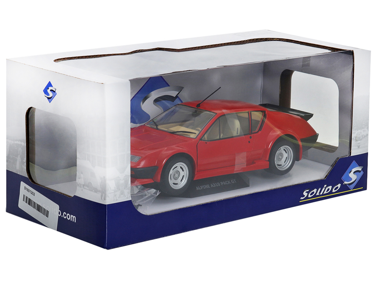 Alpine A310 Pack GT 1983 1:18 Solido Vermelho - 20 anos! Loja on