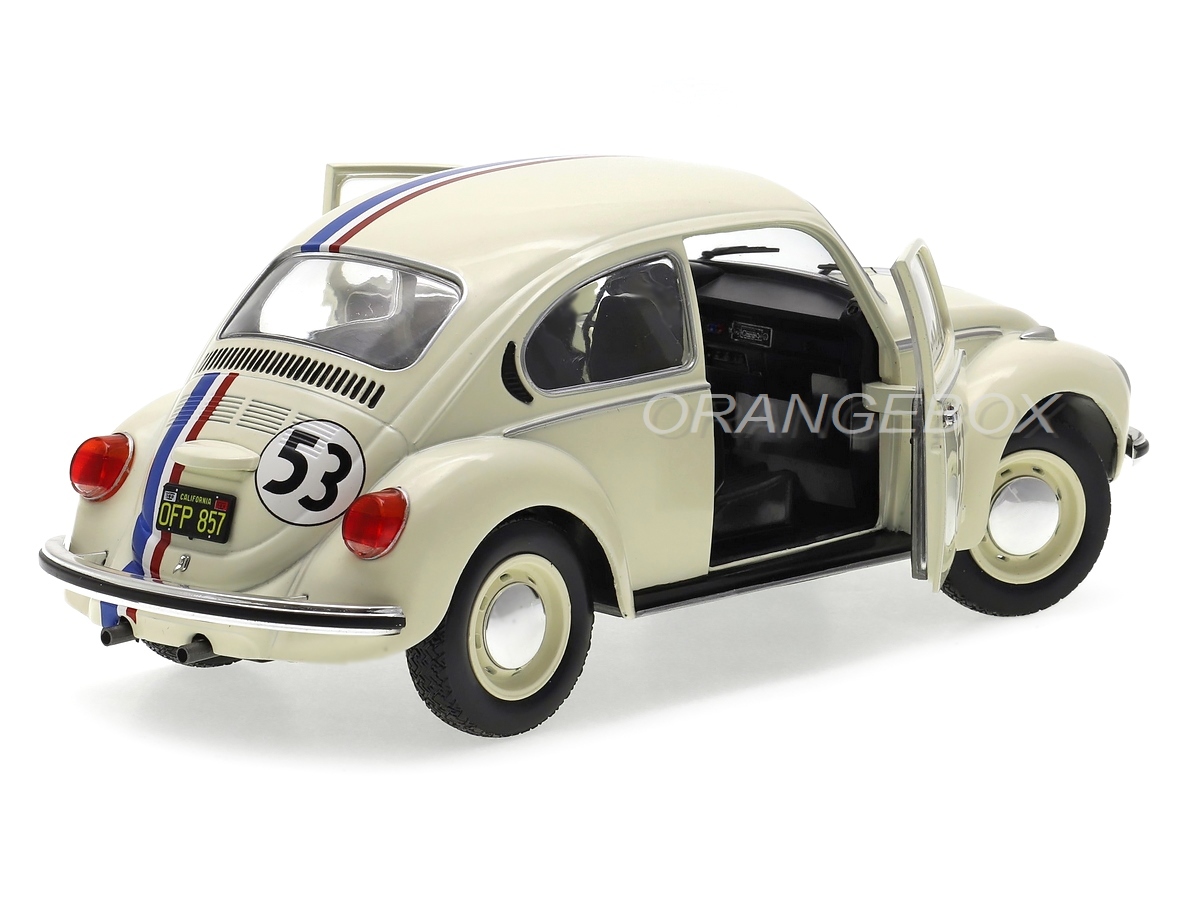 Volkswagen Fusca 1973 Herbie 53 The Love Bug 1:18 Solido - 20 anos