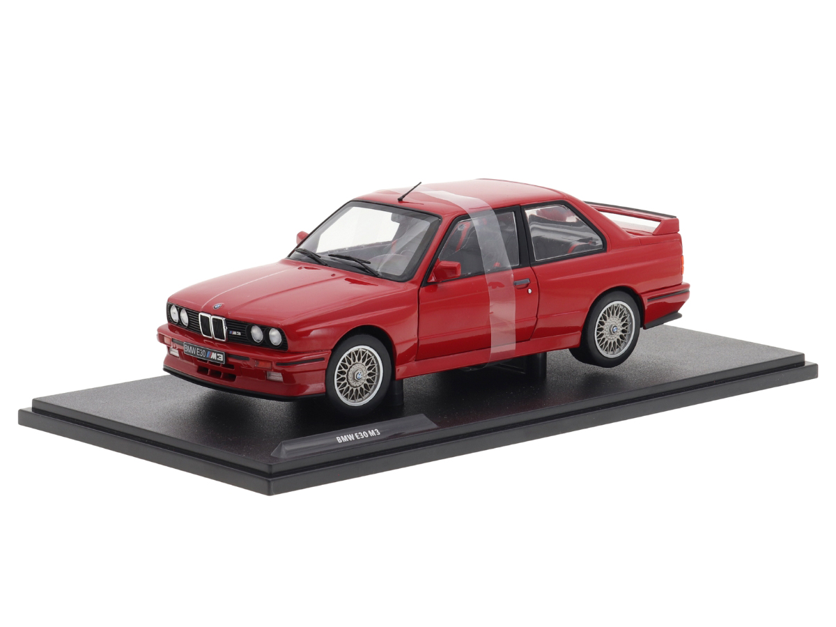 BMW M3 E30 1990 1:18 Solido Vermelho - 20 anos! Loja on-line de