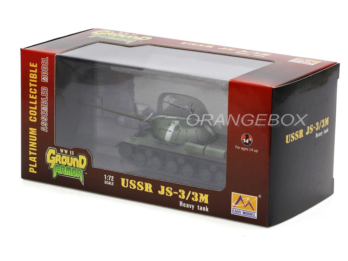 Tanque USSR JS-3/3M Heavy Tank Hungary 1956 1:72 Easy Model - 20