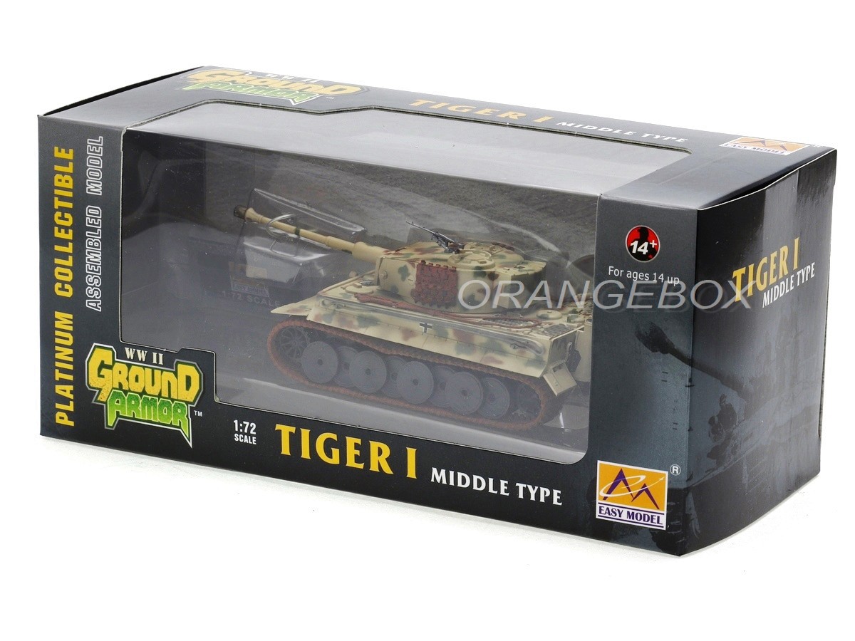 Tanque Tiger I Middle Type s.Px. Abt.510 1944 1:72 Easy Model - 20