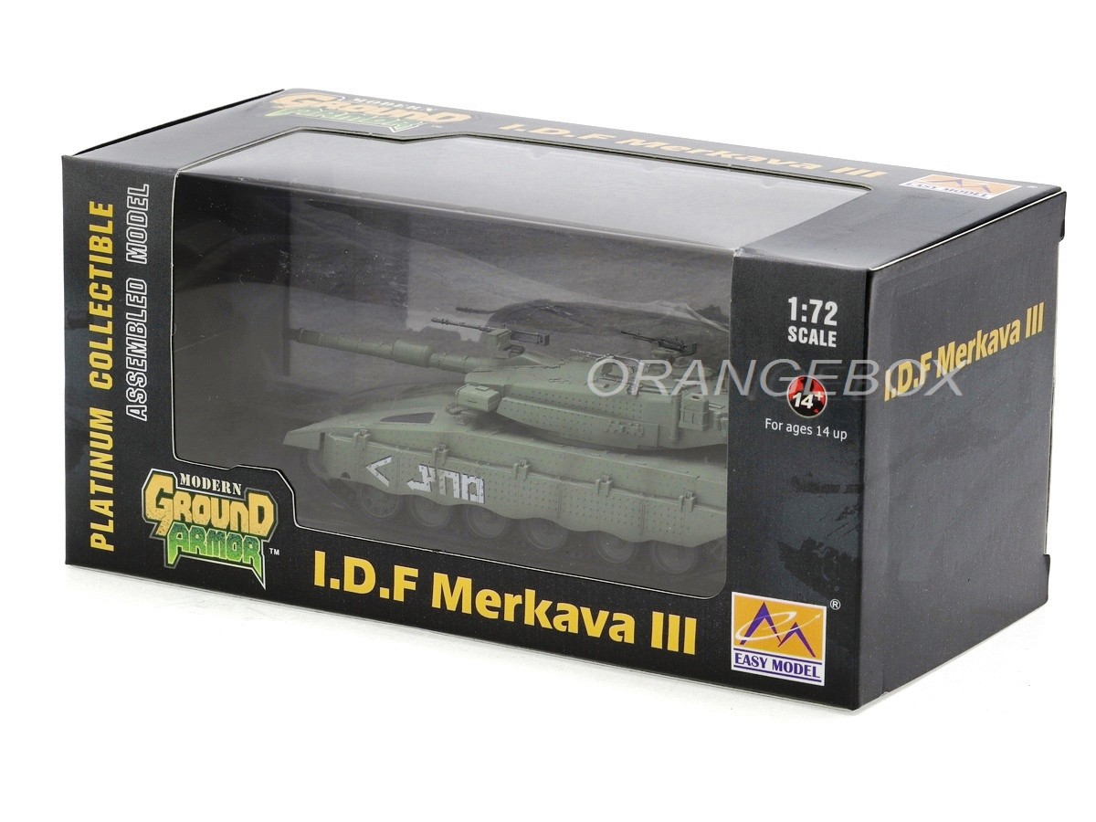 ★Tanka★ ①②③ 3台セット Tanque I.D.F Merkava III 1:72 Easy Model - 20 anos! Loja on-line