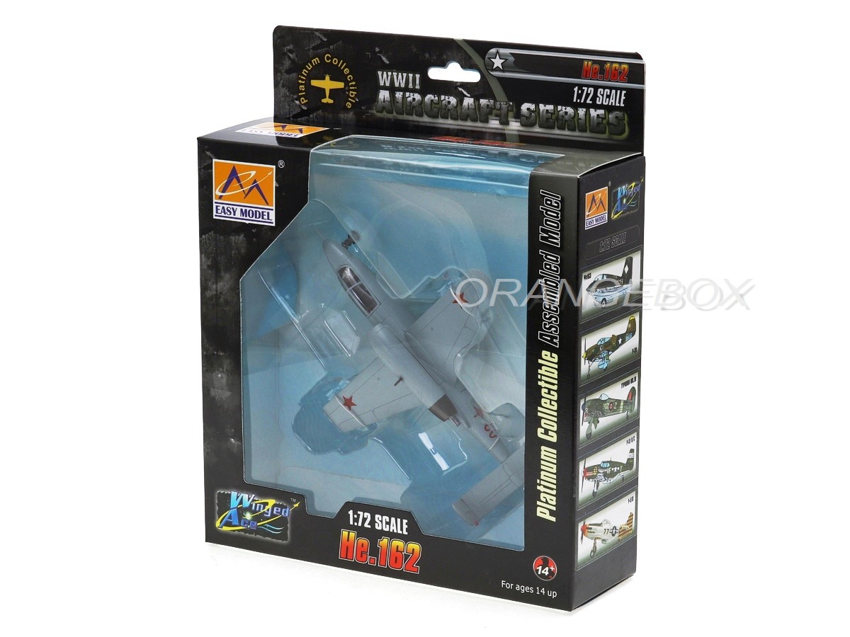 Avião He.162 USSR 1945 1:72 Easy Model - 19 anos! Loja on-line de