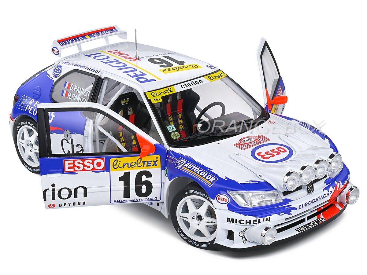 Peugeot 306 Maxi Night Rally Monte Carlo 1992 1:18 Solido - 19