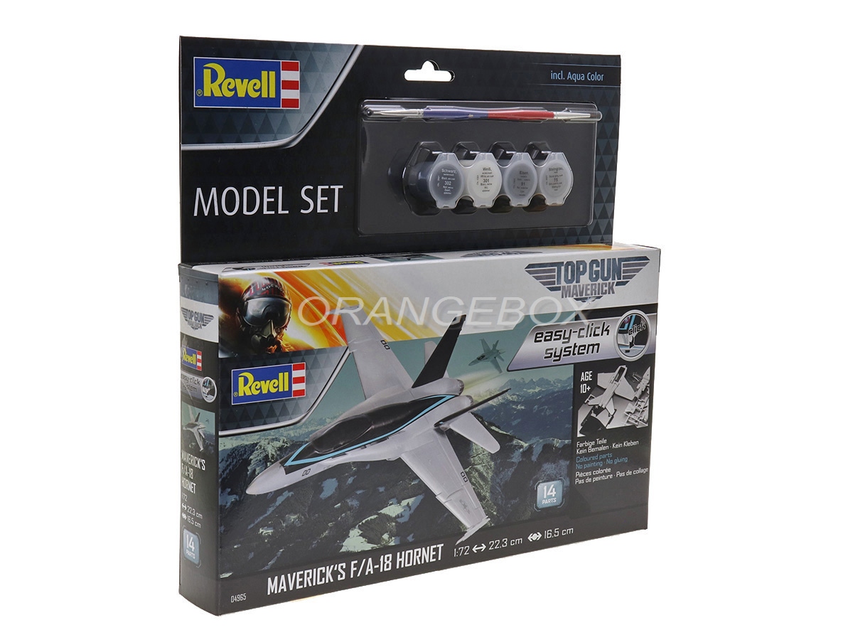 Avião Top Gun Maverick Model Set - Maverick F/A-18 Hornet 1:72