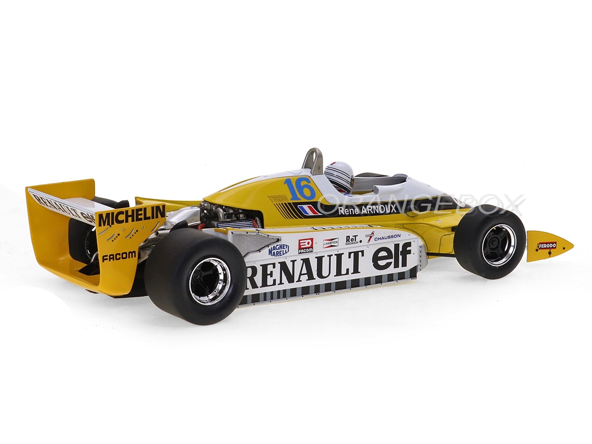 Fórmula 1 Renault RS10 René Arnoux GP Great Britain 1979 1:18 MCG