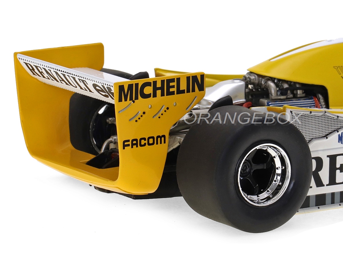 Fórmula 1 Renault RS10 René Arnoux GP Great Britain 1979 1:18 MCG