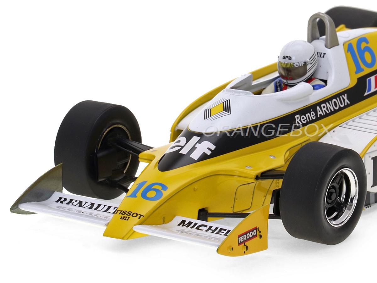 Fórmula 1 Renault RS10 René Arnoux GP Great Britain 1979 1:18 MCG