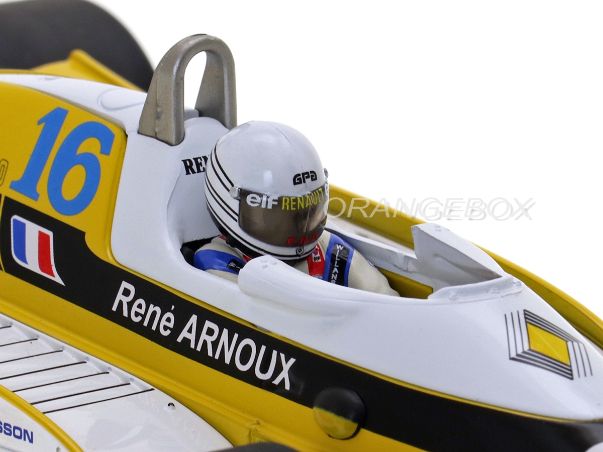 MCG 18617F Renault RS10, No.16, Équipe Renault Eleven, Formula 1, GP Great Britain 1979 R.Arnoux