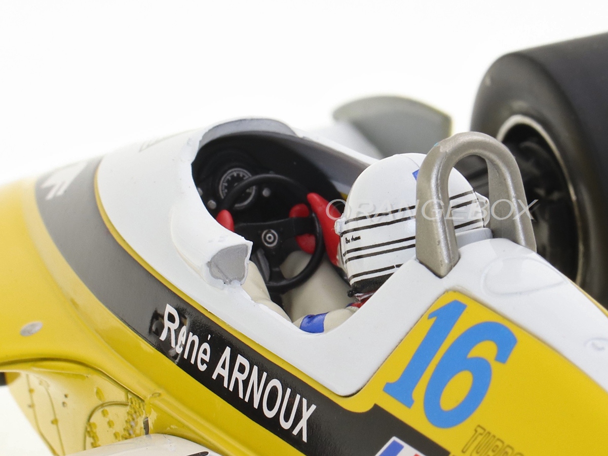 Fórmula 1 Renault RS10 René Arnoux GP Great Britain 1979 1:18 MCG