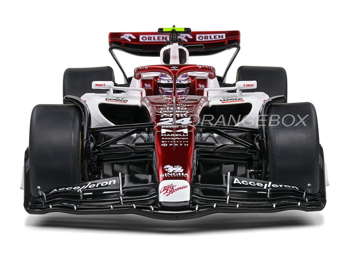 Solido 1:18 Alfa Romeo C42 #24 – Canada GP 2022, Zhou, échelle 1/18