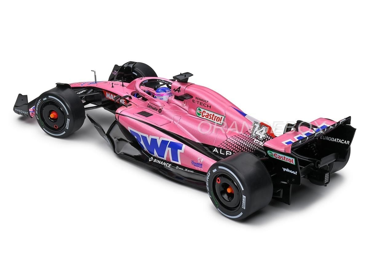 Fórmula 1 Alpine A522 Fernando Alonso Gp Bahrain 2022 1:18 Solido