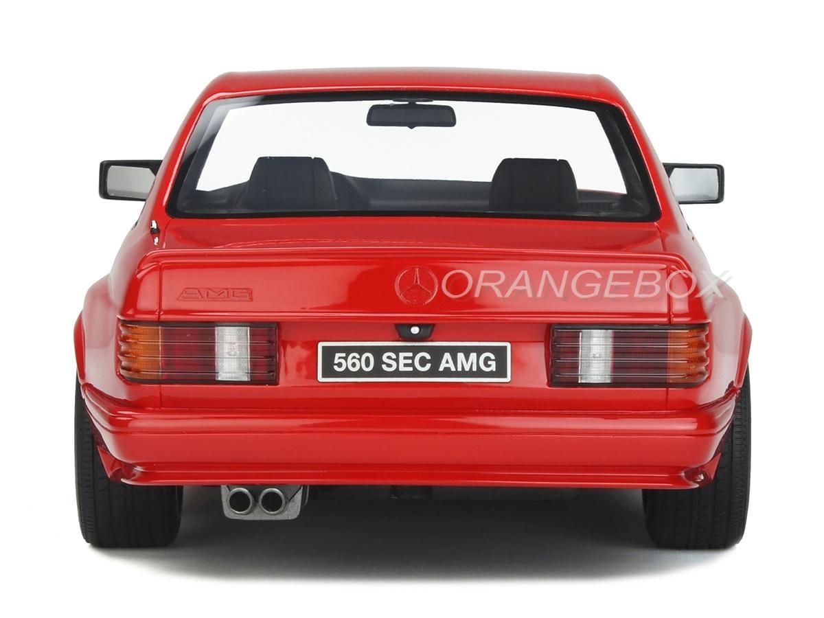 OTTO Benz 560 SEC AMG W126 RED ベンツ ① Mercedes Benz W126 560 SEC 1986 1:18 OttOmobile Vermelho