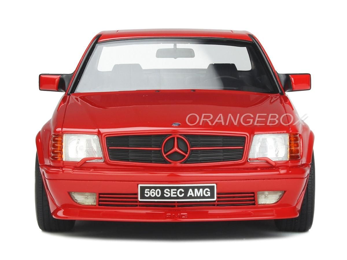OTTO Benz 560 SEC AMG W126 RED ベンツ ① Mercedes Benz W126 560 SEC 1986 1:18 OttOmobile Vermelho
