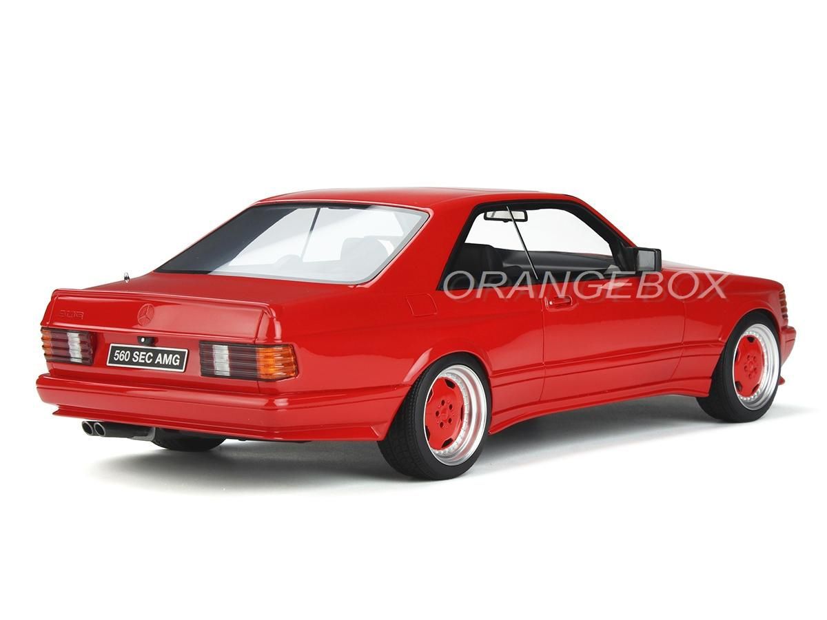 Mercedes Benz W126 560 SEC 1986 1:18 OttOmobile Vermelho - 19 anos