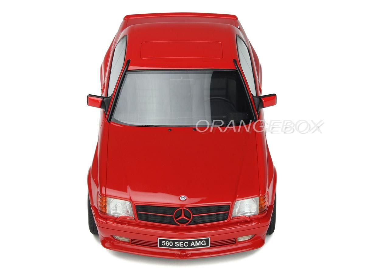 Mercedes Benz W126 560 SEC 1986 1:18 OttOmobile Vermelho - 19 anos