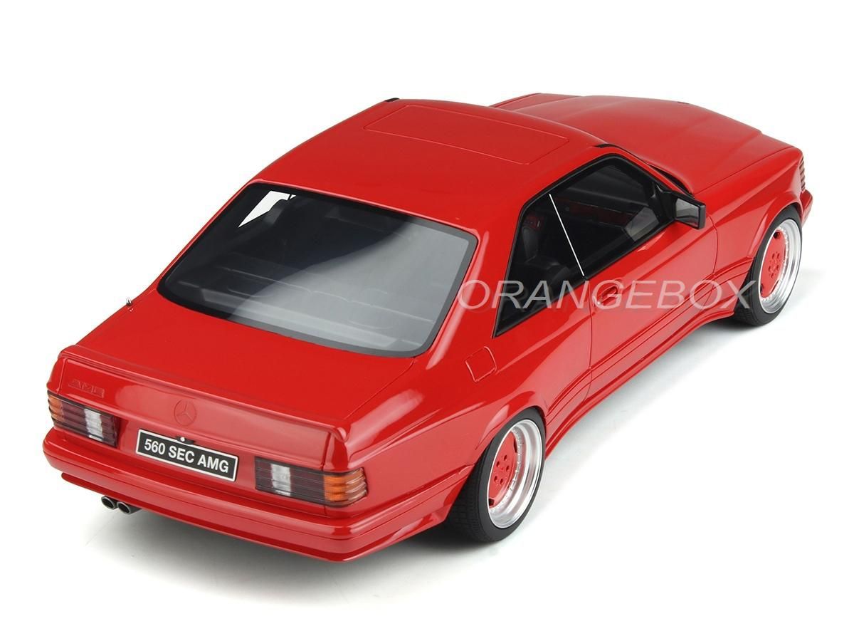 Mercedes Benz W126 560 SEC 1986 1:18 OttOmobile Vermelho - 20 anos