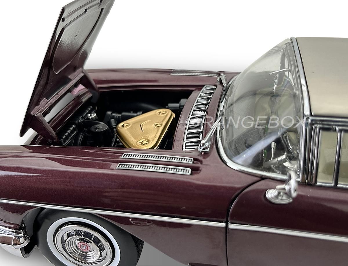 Cadillac Eldorado Brougham 1957 1:18 Sunstar 1:18 Marrom - 19 anos