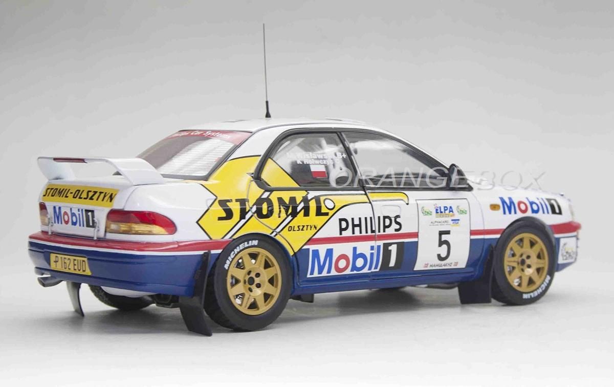 Subaru Impreza 555 Winner Elpa Rally Halkidiki 1997 1:18 Sunstar