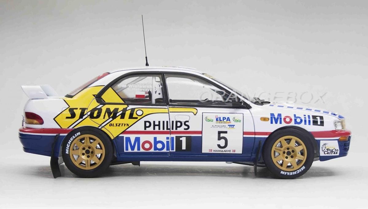 Subaru Impreza 555 Winner Elpa Rally Halkidiki 1997 1:18 Sunstar