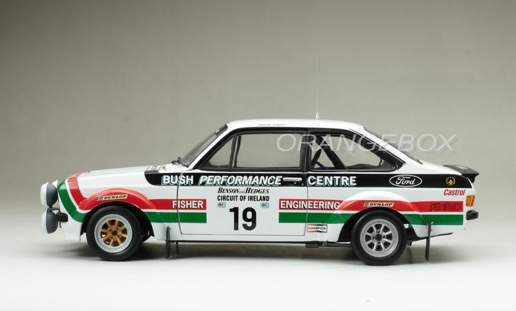 1:18 Sunstar 4662 Pentti Airikkala Ford Escort RS1800 Circuit De Ardennen 1983