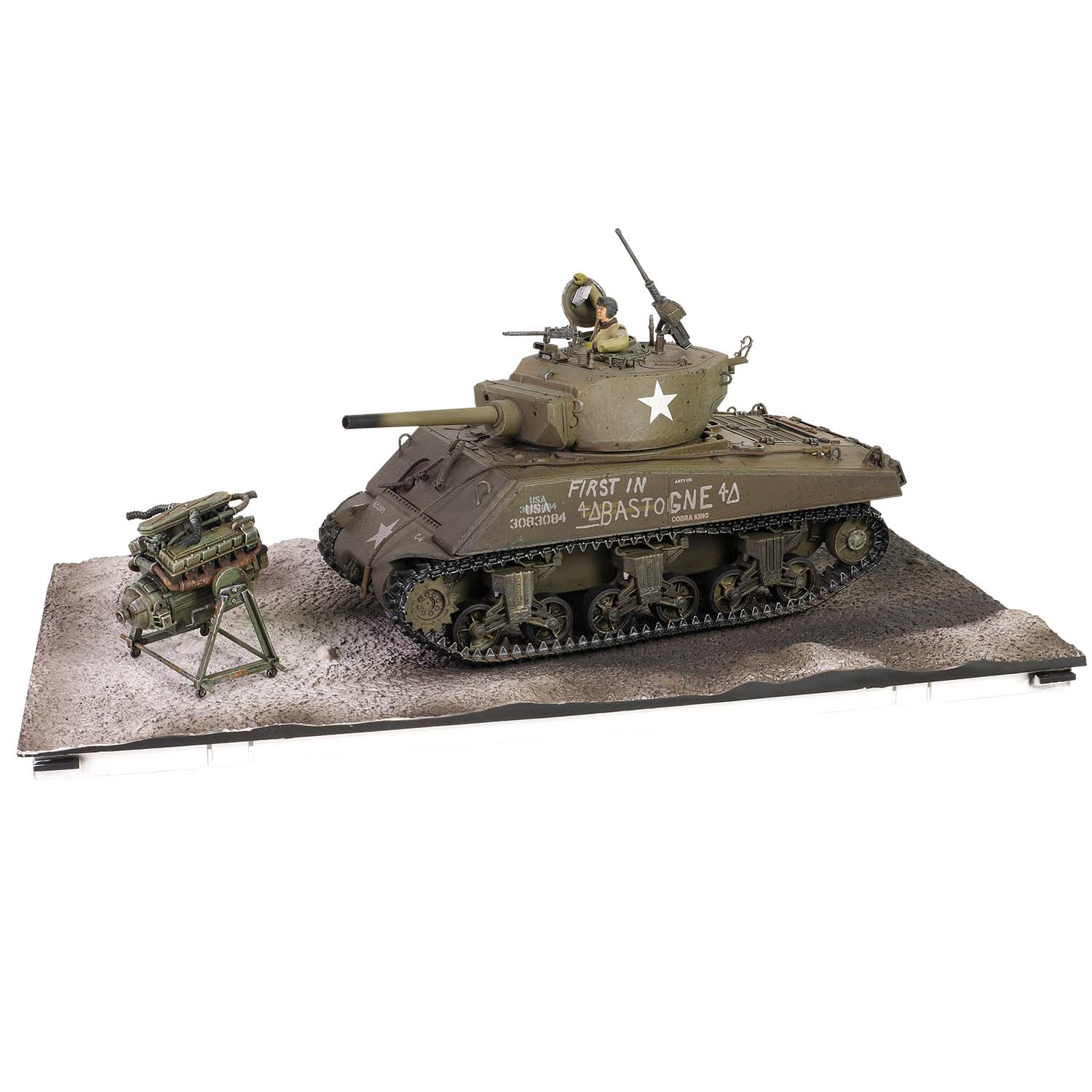 Char Sherman M4A3E2 Jumbo "Cobra King" 1/32 - Forces Of Valor FOV912136A - Édition Limitée