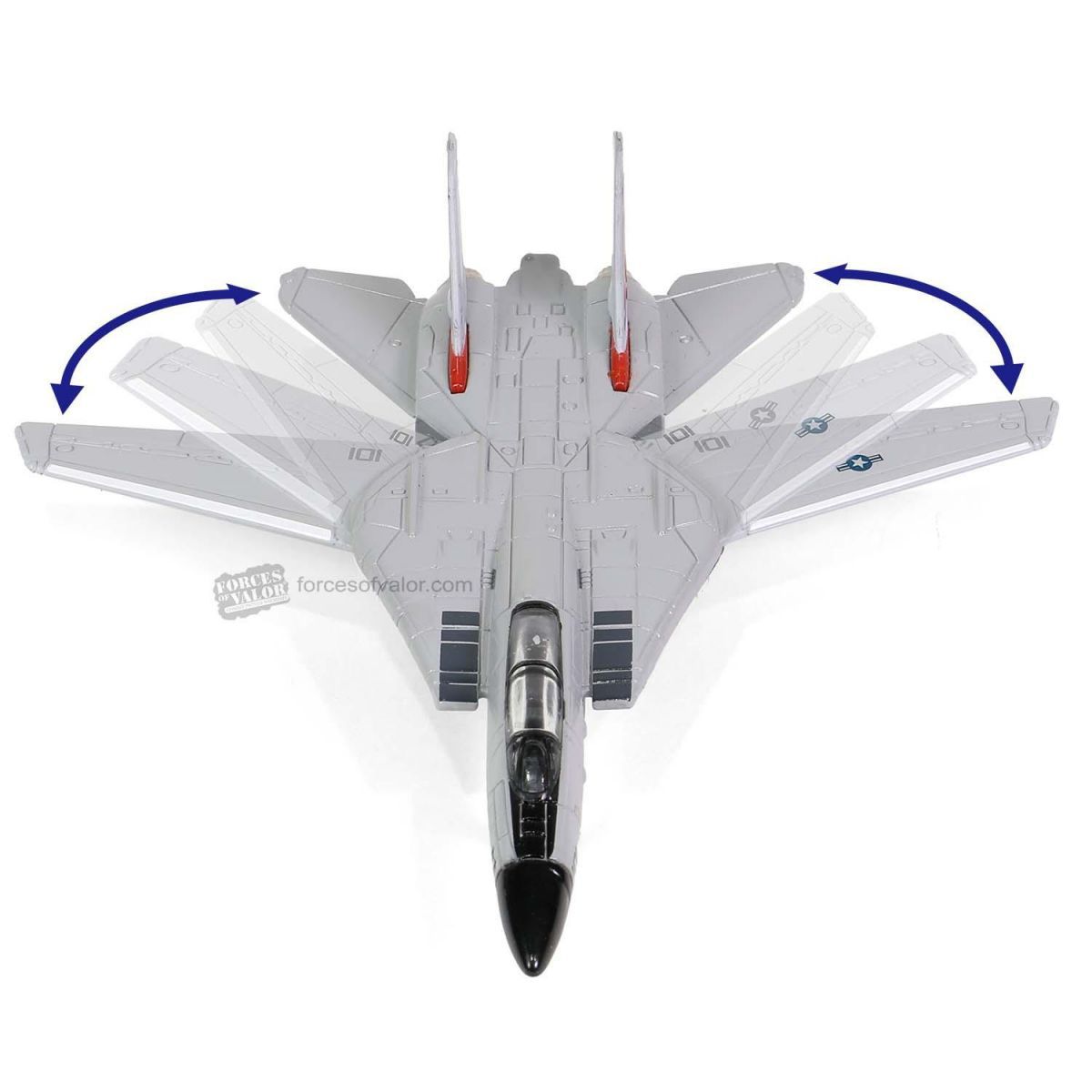 Legendary F14 Tomcat Series - Avião F-14A Tomcat + Deck USS