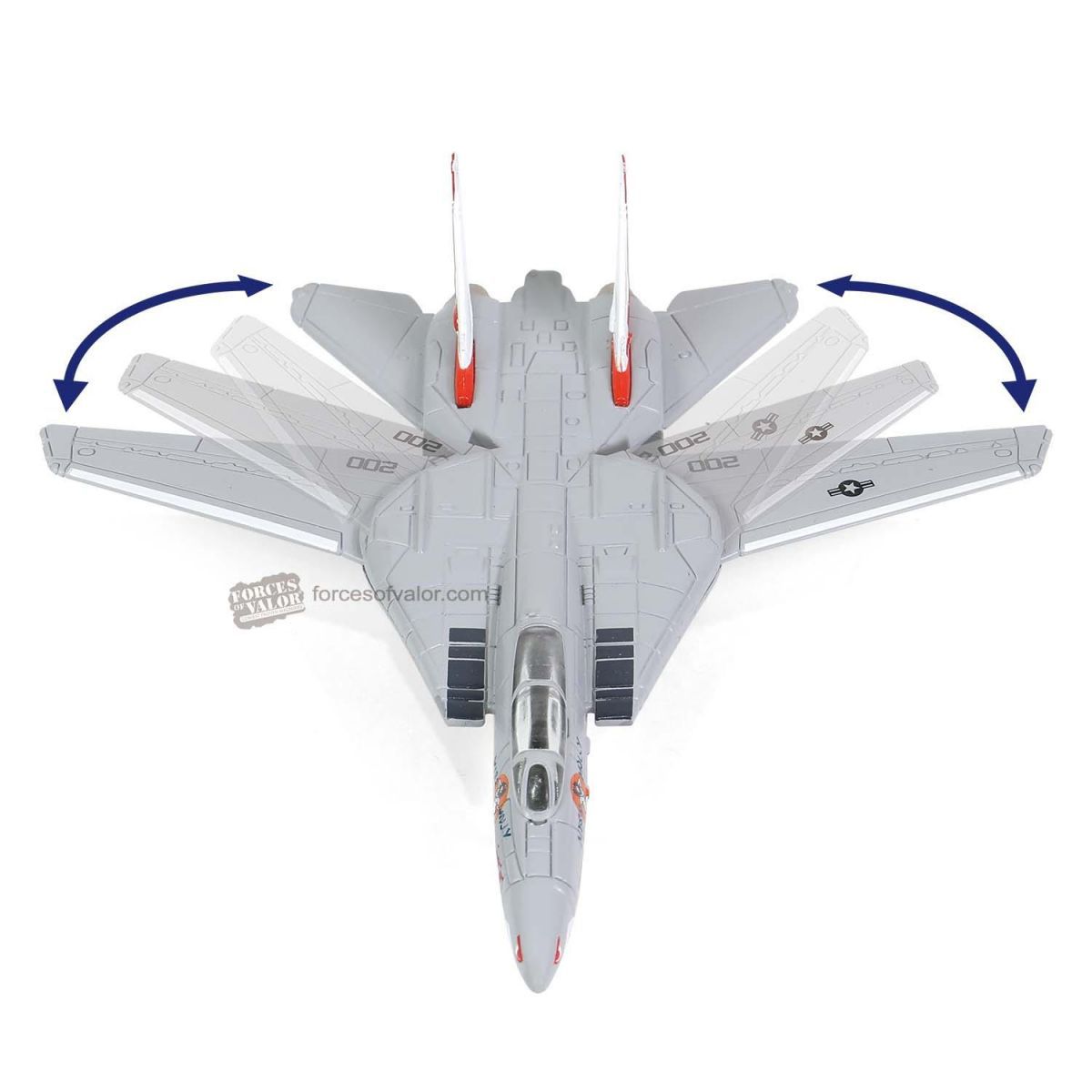 Legendary F14 Tomcat Series - Avião F-14A Tomcat + Deck USS