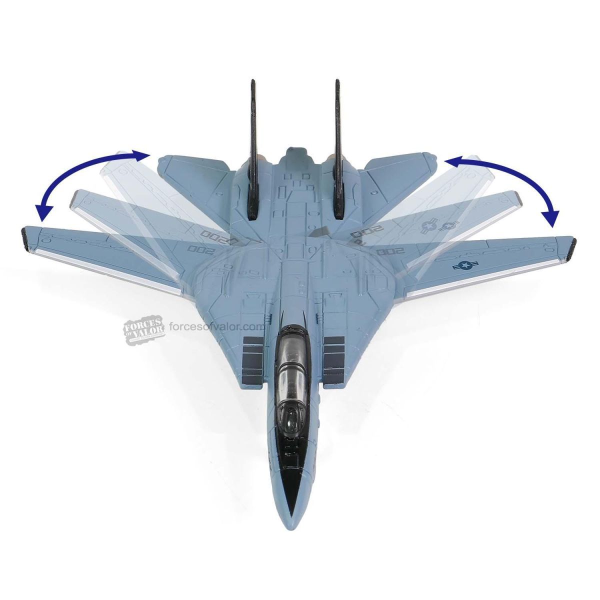 Legendary F14 Tomcat Series - Avião F-14A Tomcat + Deck USS