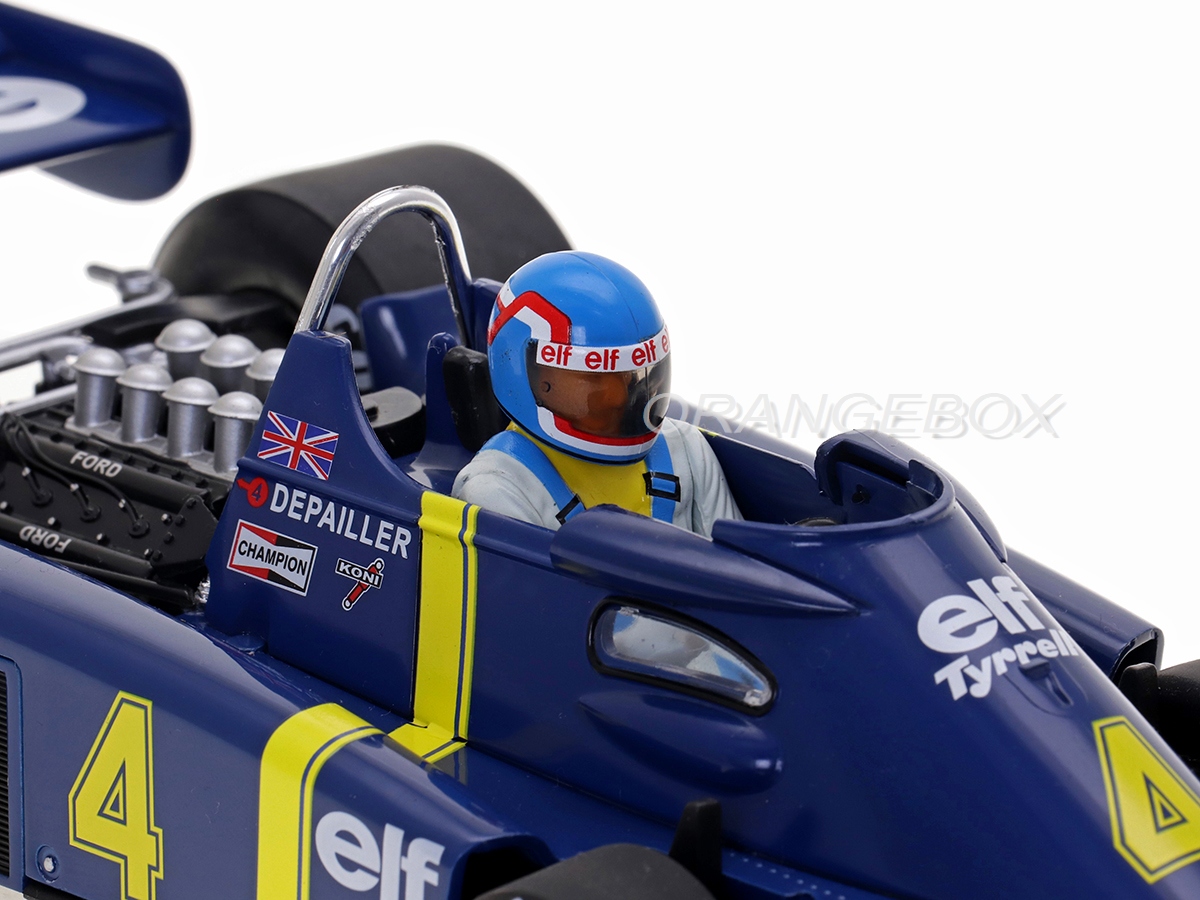 Fórmula 1 Tyrrell Ford P34-2 P. Depailler Gp Suécia 1976 1:18 MCG