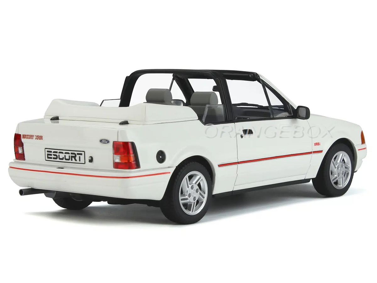 Modellino Auto Ford Escort XR3i MKIV Cabriolet 1:18 - Bianco 1986 - Otto Mobile OT398