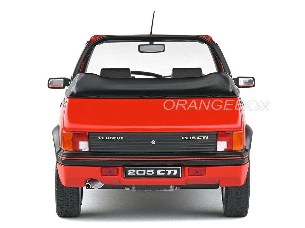Peugeot 205 CTI 1986 1:18 Solido Vermelho - 20 anos! Loja on-line