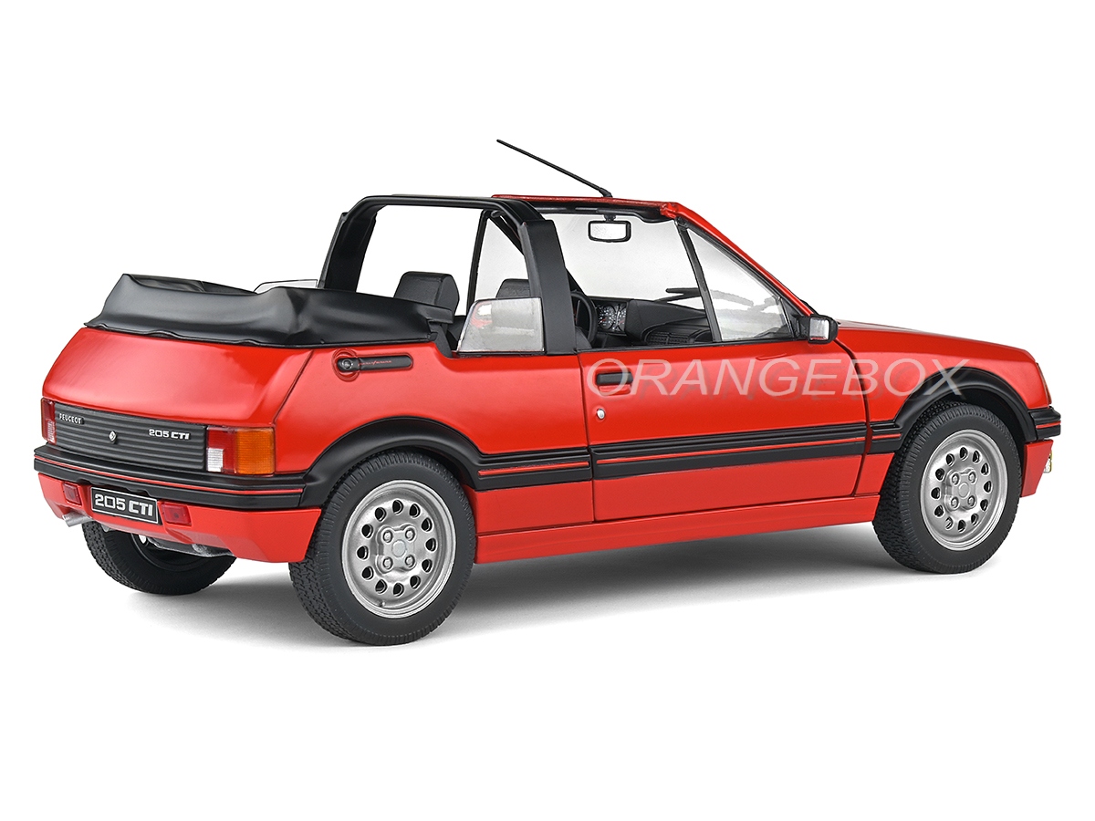 【超レア】　1/18 プジョー 205CTI Peugeot 205 CTI 1986 1:18 Solido Vermelho - 20 anos! Loja on-line