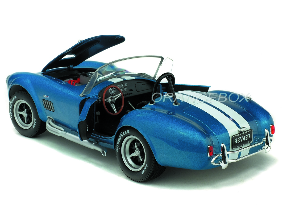 Shelby Cobra 427 A/C MKII 1965 1:18 Solido Azul - 19 anos! Loja on
